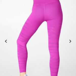 Fabletics sculp knit zebra leggings